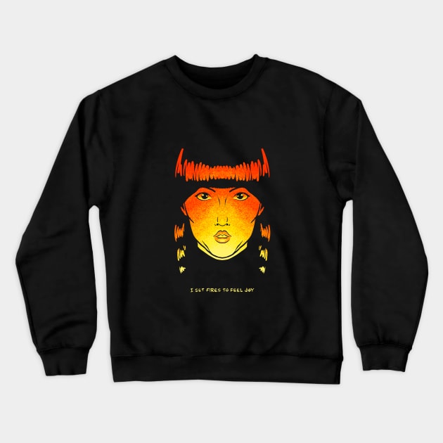 I Set Fires Crewneck Sweatshirt by BuyThisTee